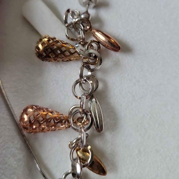 Sterling Silver 925 Earrings and Necklace - Picture 2 of 5